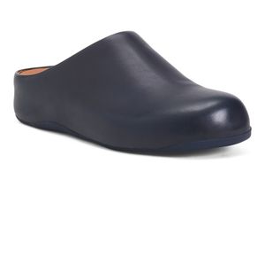 Fitflop Navy Leather Clog